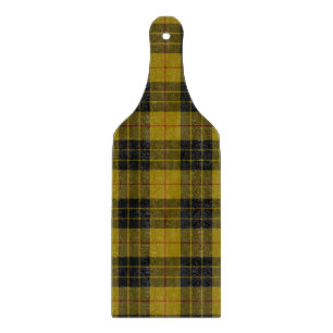 MacLeod tartan gele zwarte vlecht Snijplank