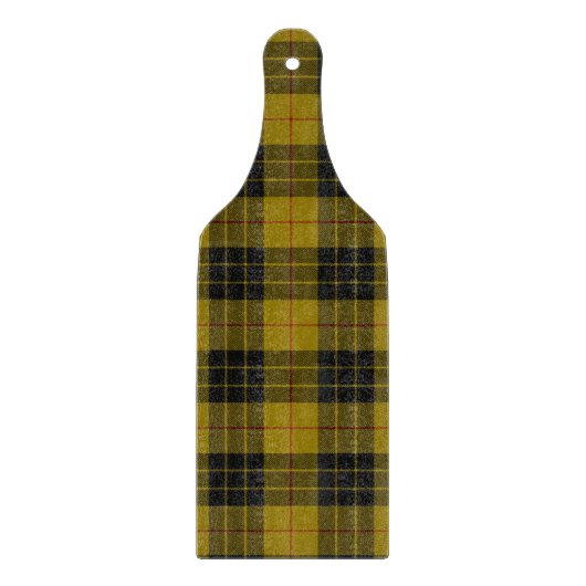 MacLeod tartan gele zwarte vlecht Snijplank (Voorkant)