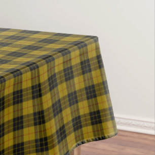 MacLeod tartan gele zwarte vlecht Tafelkleed