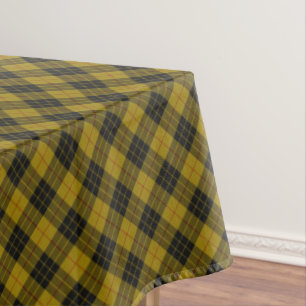 MacLeod tartan gele zwarte vlecht Tafelkleed