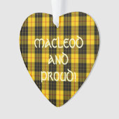 MacLeod Tartan Lewis Ornament (voorkant)