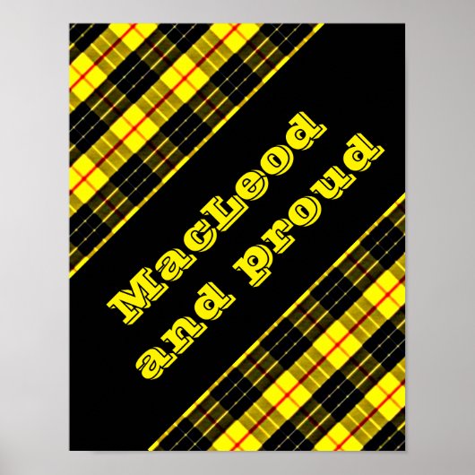 MacLeod Tartan Lewis Poster (Voorkant)