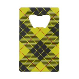 MacLeod tartan patroon Kredietkaart Flessenopener