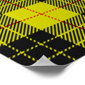 MacLeod tartan patroon Poster (Hoek)