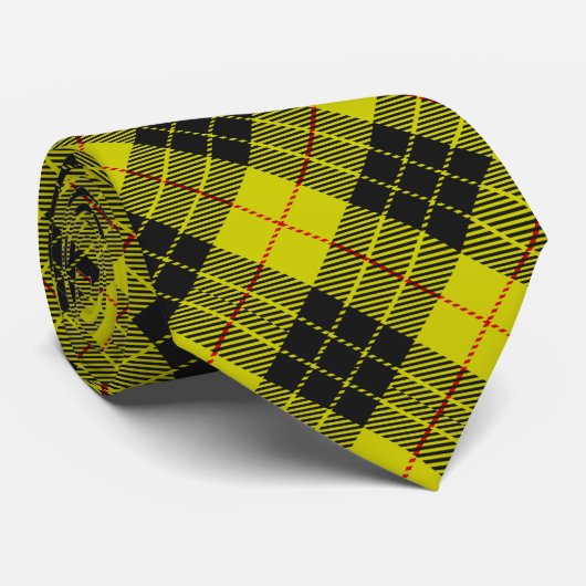 MacLeod tartan patroon Stropdas (Opgerold)