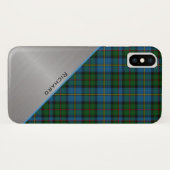 MacLeod Tartan Plaid iPhone X Coque (Dos (Horizontal))