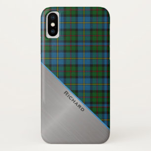 MacLeod Tartan Plaid iPhone X Coque