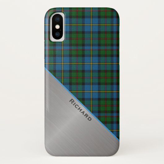 MacLeod Tartan Plaid iPhone X Coque (Dos)