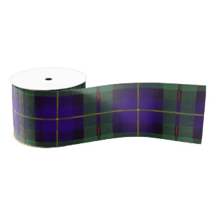 Macleod van Harris clan Pset Scottish tartan Grosgrain Lint
