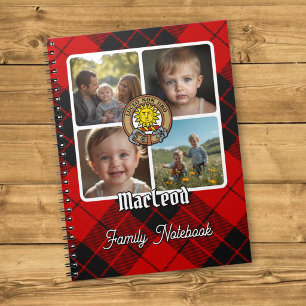 MacLeod van Raasay familie foto collage Notitieboek