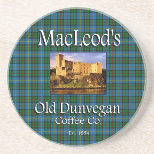 MacLeod's Old Dunvegan Coffee Co.-coaster Zandsteen Onderzetter