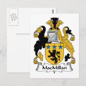 MacMillan Family Crest Briefkaart (Voorkant / Achterkant)