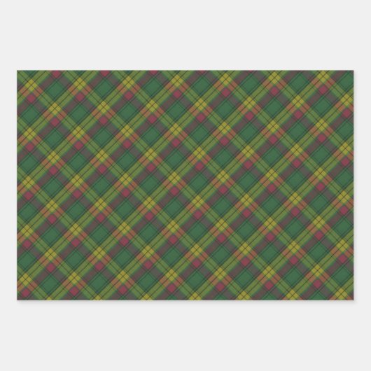 MacMillan Old Ancient Original Scottish Tartan Inpakpapier Vel (Voorkant)