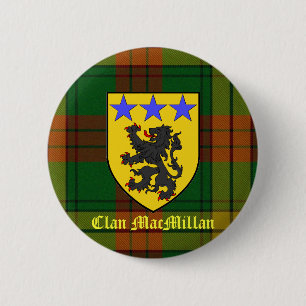MacMillan Tartan Wapenlaag Ronde Button 5,7 Cm
