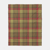MacMillan Vervaalde Plaid Fleece Deken (Voorkant)