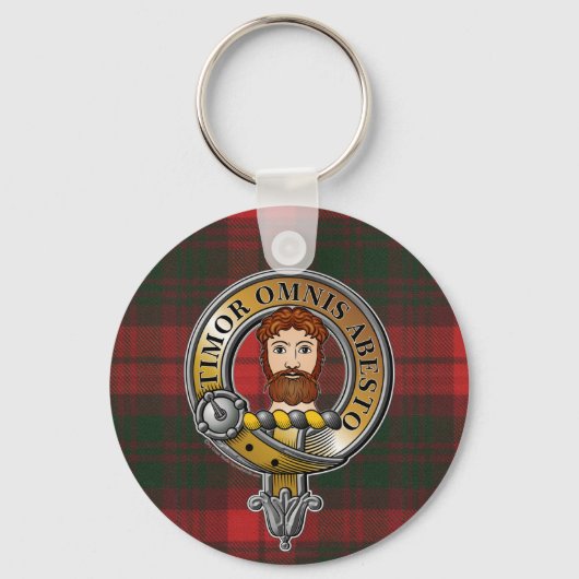 MacNab Tartan & Badge Sleutelhanger (Voorkant)