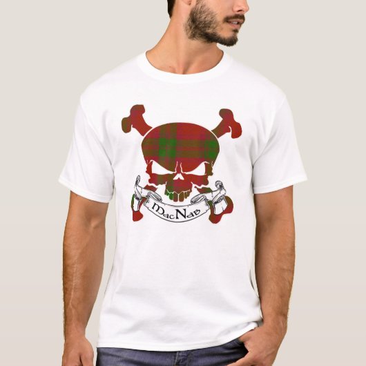 MacNab Tartan Skull T-shirt (Voorkant)