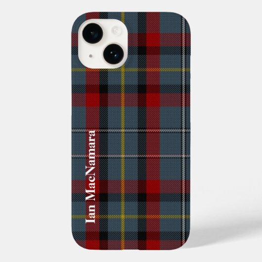 MacNamara Clan Tartan Plaid Coque-Mate coque iphon (Verso)