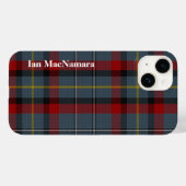 MacNamara Clan Tartan Plaid Coque-Mate coque iphon (Verso (horizontal))