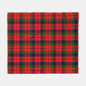 MacNaughton Red Pset Fleece Deken (Voorkant (Horizontaal))