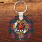 MacNaughton Tartan & Badge Sleutelhanger (Voorkant)