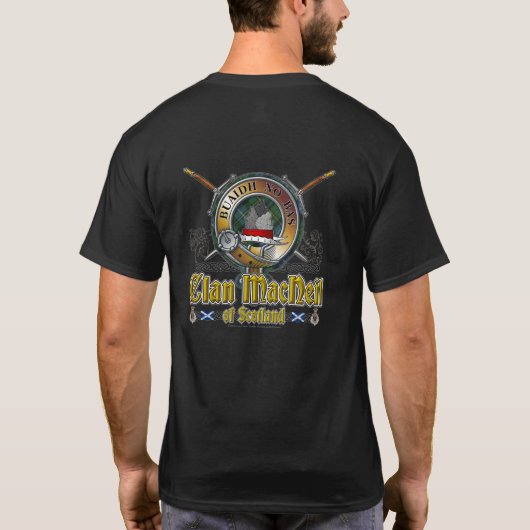 MacNeil Barra Clan Badge T-shirt (Achterkant)