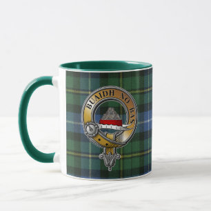 MacNeil-Barra Tartan & Badge Mok
