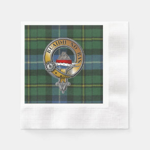 MacNeil-Barra Tartan & Badge Servet