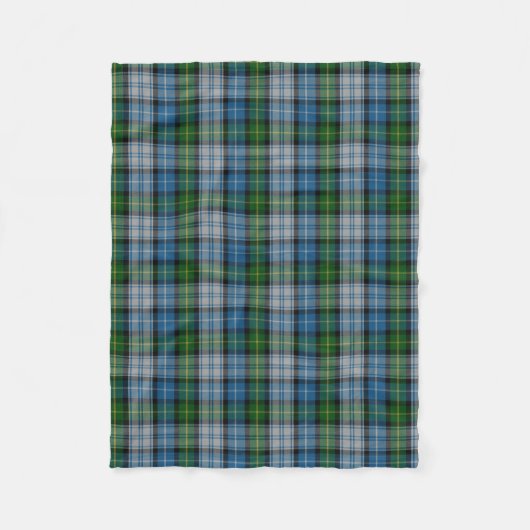 MacNeil Clan Tartan Pset Fleece Blanket (Voorkant)