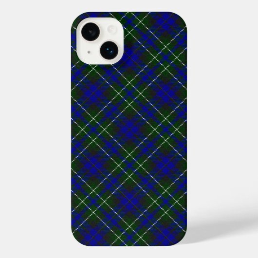 Macneil de Colonsay tartan bleu vert plaid (Verso)