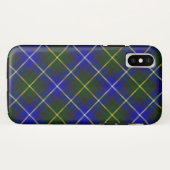 Macneil van Barra tartan blauw groen gelooid Case-Mate iPhone Case (Achterkant (horizontaal))