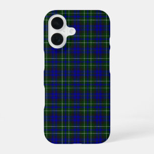Macneil van Colonsay tartan blauw groen gelooid iPhone 16 Hoesje