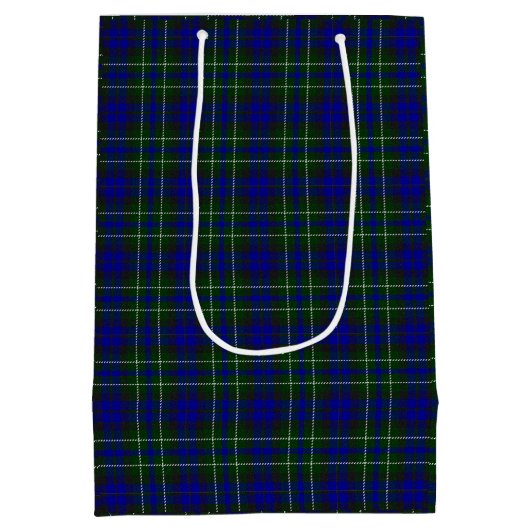 Macneil van Colonsay tartan blauw groen gelooid Medium Cadeauzakje (Achterkant)