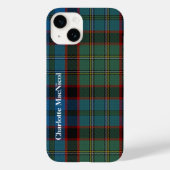 MacNicol Tartan spelden Hoesje-Mate iPhone Case (Achterkant)