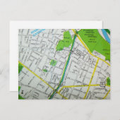 MACON, GA  Kaart Briefkaart (Voorkant / Achterkant)