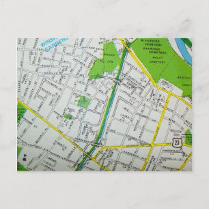 MACON, GA  Kaart Briefkaart