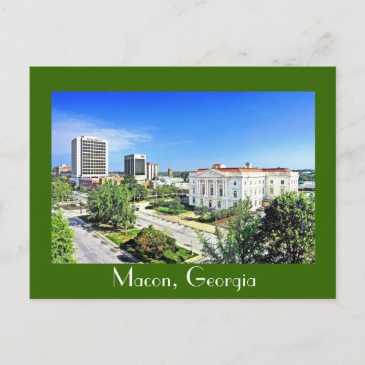 Macon, Georgia, VS Briefkaart (Voorkant)