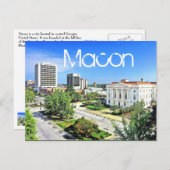 Macon, Georgia, VS Briefkaart (Voorkant / Achterkant)