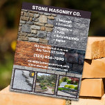 Maçonnerie en pierre<br><div class="desc">Élevez votre entreprise de maçonnerie en pierre avec des Cartes de visite de qualité supérieure! Impressionnez les clients potentiels et les pairs de l'industrie avec nos cartes de visite personnalisés de haute qualité conçus spécifiquement pour les entreprises de maçonnerie de pierre. Ces cartes combinent élégance et professionnalisme pour faire une...</div>