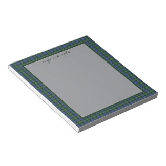 MacPhail Hunting Ancient Original Scottish Tartan  Notitieblok