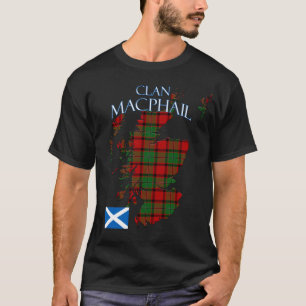 MacPhail Scottish Clan Tartan Schotland T-shirt