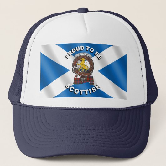 Macpherson Clan Badge Scottish Trucker Hat Pet (Voorkant)