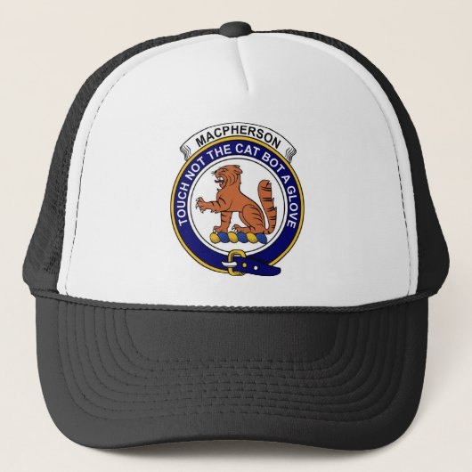 MacPherson Clan Badge Trucker Pet (Voorkant)