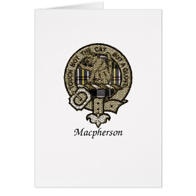 Macpherson Clan Crest (Voorkant)