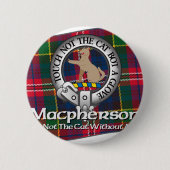 Macpherson Clan Ronde Button 5,7 Cm (Voorkant)