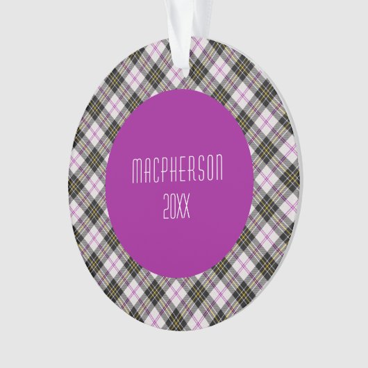 MacPherson Clan Tartan Scottish Plaid (devant)