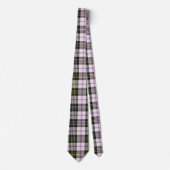 MacPherson Dress Clan Tartan Small Check Stropdas (Voorkant)