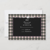 MacPherson Dress Modern RSVP Kaartje (Voorkant)