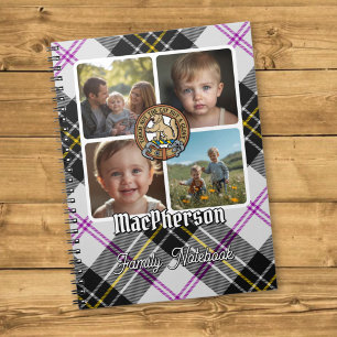 MacPherson familiefotocollage Notitieboek