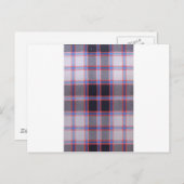 MACPHERSON HUNTING TARTAN BRIEFKAART (Voorkant / Achterkant)